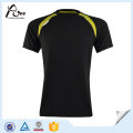 T-shirt de fitness de vêtements de polyester en nylon pour hommes